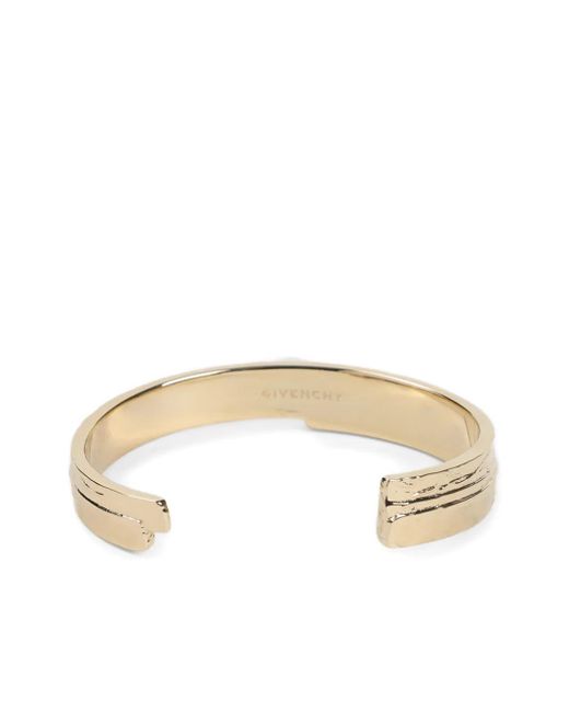 Givenchy White Logo Cuff Bracelet