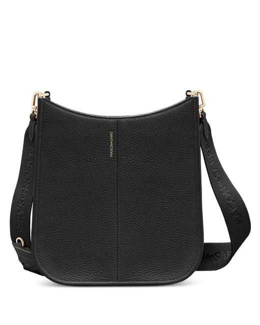 Maison De Sabre Black Leather Saddle Bag