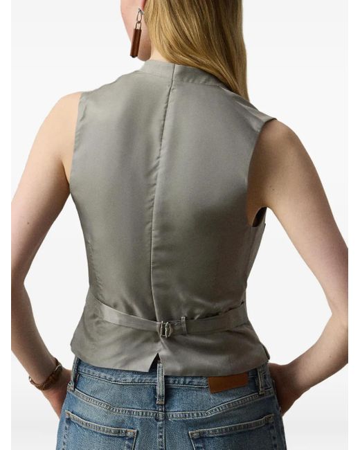 Ralph Lauren Gray Jaiden Tailored Waistcoat