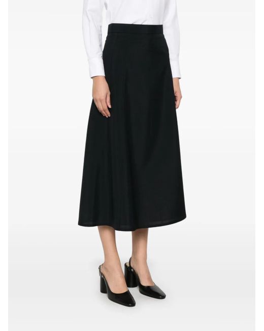 Thom Browne Black School A-Line Skirt