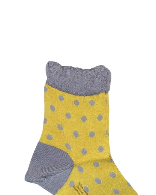 Antipast Blue Chaussettes À Pois