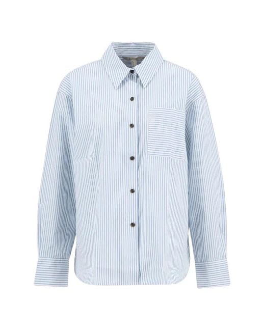 Barbour Blue Polly Striped Shirt