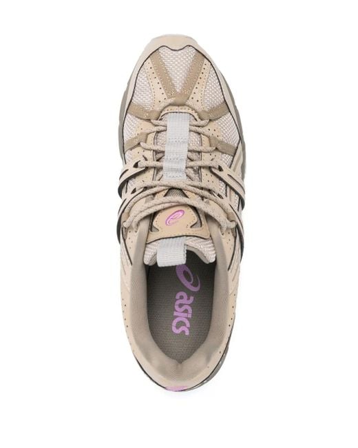 Asics Natural Panelled Low-Top Sneakers for men