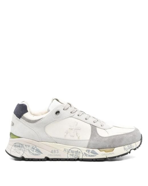 Premiata White "Mase" Sneakers for men