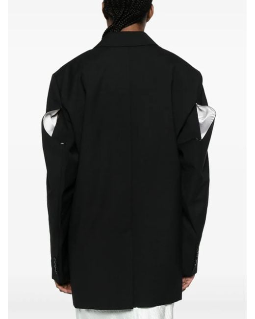 KENZO テーラード ダブルジャケット Black