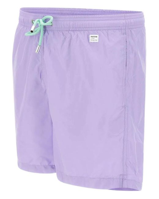 Mc2 Saint Barth Purple X Pantone Lighting Swim Shorts for men
