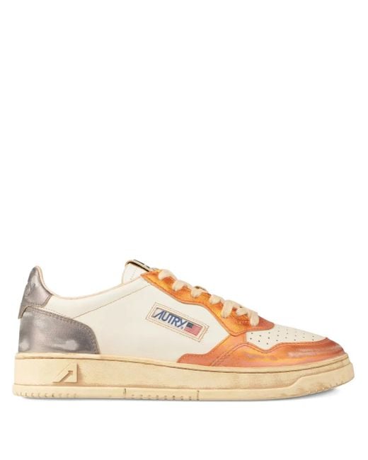 Autry Sup Vint Low-Top Sneakers in het Pink voor heren