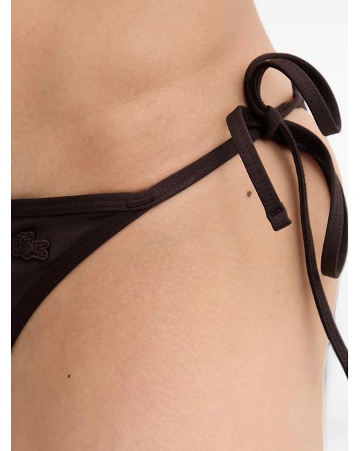 Lacoste Black Logo-Patch Bikini