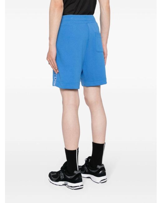 Moschino Shorts mit Logo-Print in Blue für Herren