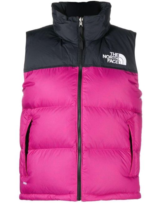 The North Face Pink 1996 Retro Nuptse Padded Gilet