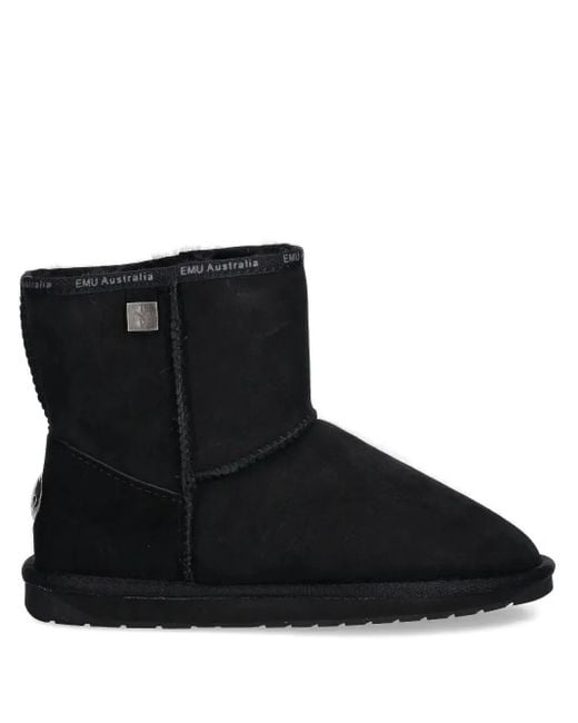 EMU Black Stiefeletten mit Schafsleder-Futter