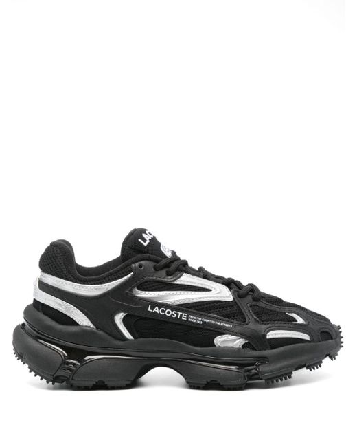 Lacoste L003 2k24 Sneakers Met Vlakken in het Black