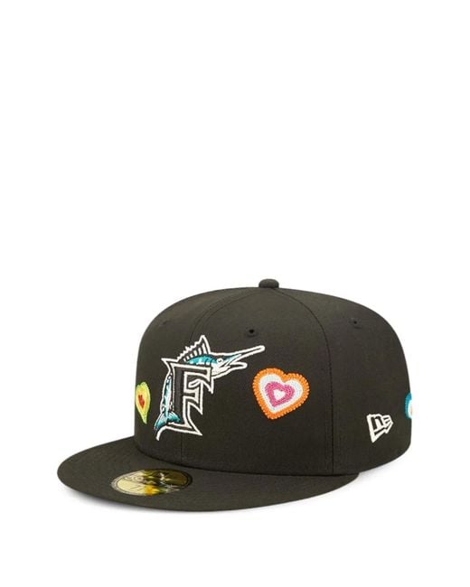KTZ Green Mlb Florida Marlins 59Fifty Cap for men