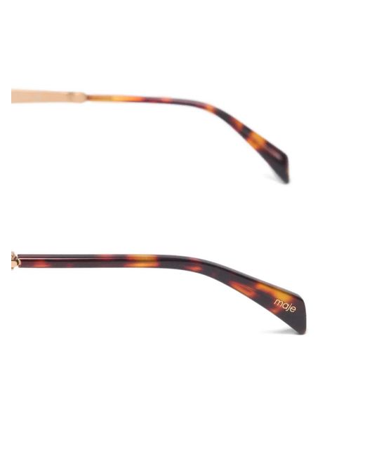 Maje Pink Flower Round-Frame Sunglasses