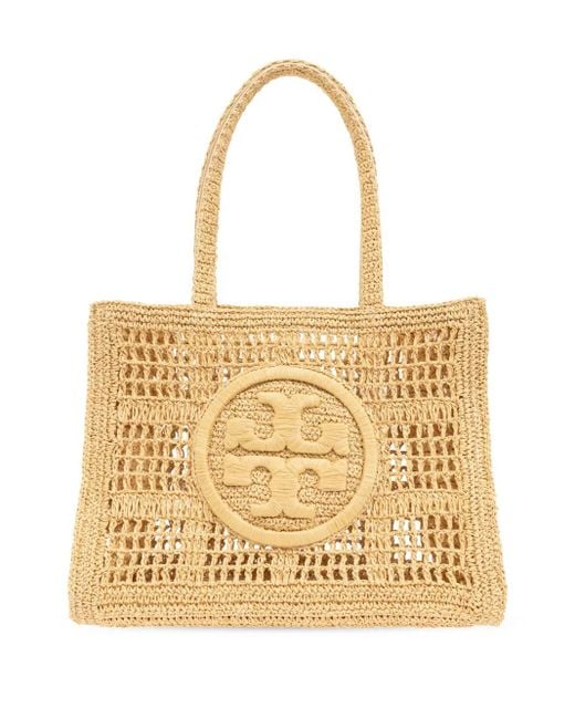 Bolso shopper Ella pequeño Tory Burch de color Natural