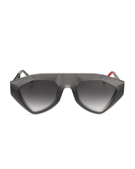 Vysen Eyewear Gray Sh-3 Geometric-Grame Sunglasses
