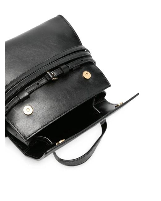 Moschino Black Small Tie Me Tote Bag