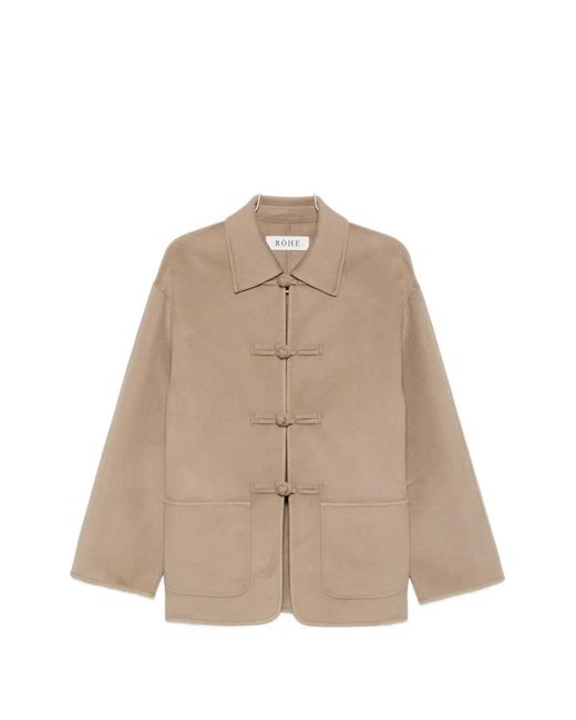 Rohe Natural Mandarin-Fastening Jacket
