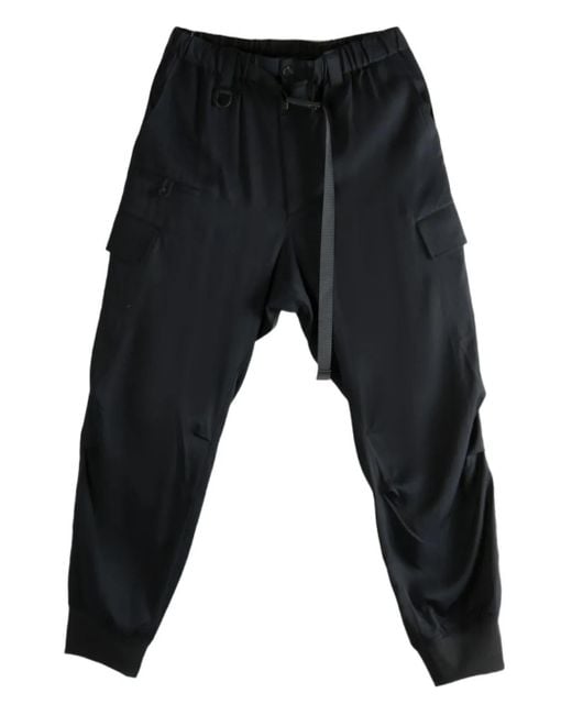 メンズ Y-3 Cuffed Cargo Pants Black