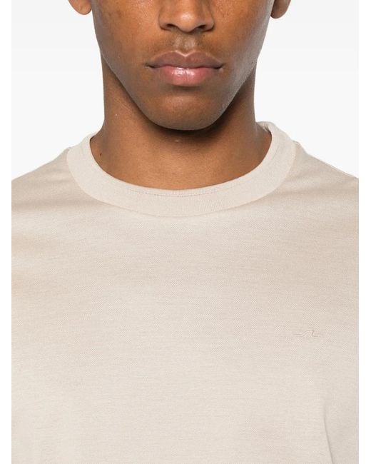 Paul & Shark Natural Crew-Neck Cotton T-Shirt for men