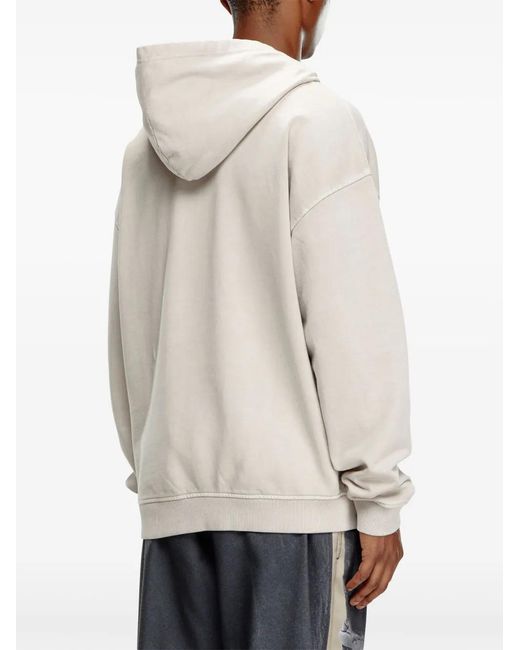 DIESEL White Sweaters for men