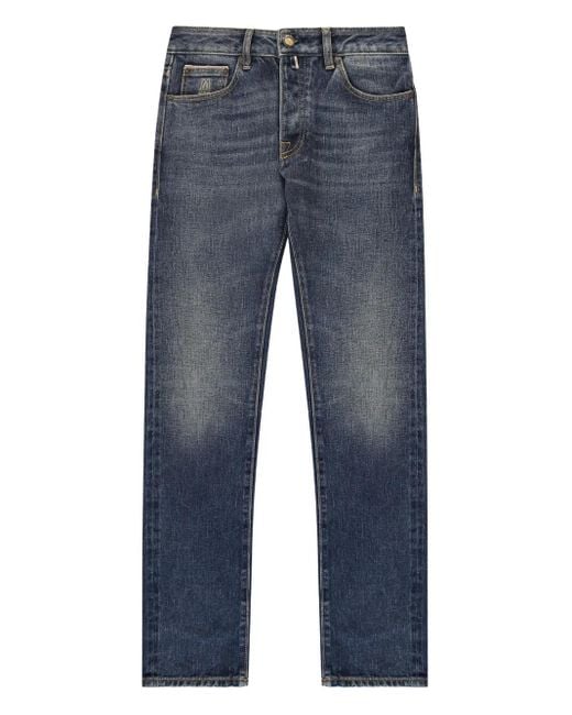 Vaqueros Con Cinco Bolsillos Moorer de hombre de color Blue