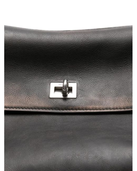 Bolso de hombro Rodeo con solapa Balenciaga de hombre de color Black
