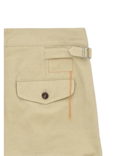 Fortela White Oklahoma Buttoned Trousers for men