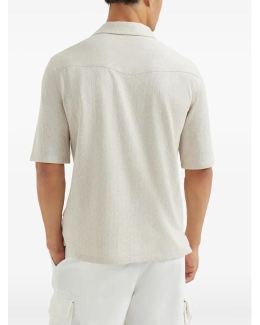 メンズ Brunello Cucinelli ショートスリーブ シャツ White