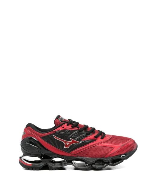 Mizuno Red Wave Prophecy Ls Lace-Up Sneakers