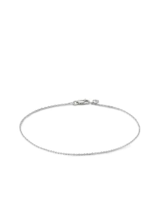 Monica Vinader White Bracelet Super Fine En Or Blanc 14Ct
