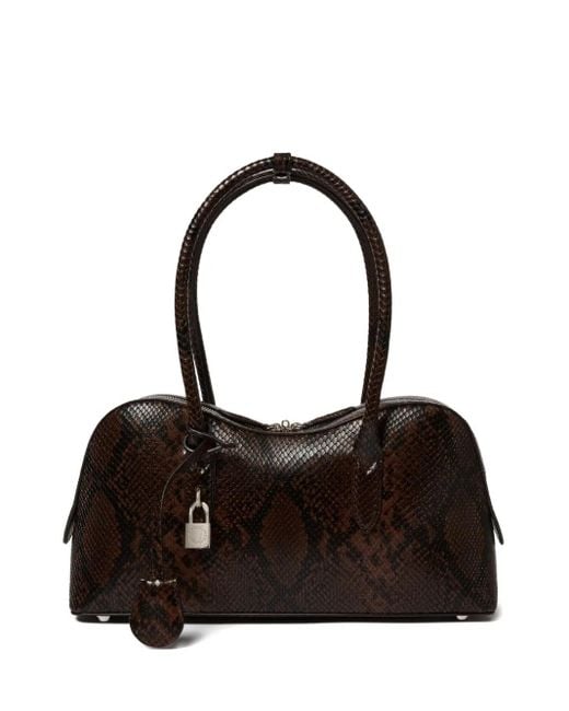 Stella McCartney Medium Ryder Padlock Shoulder Bag Black