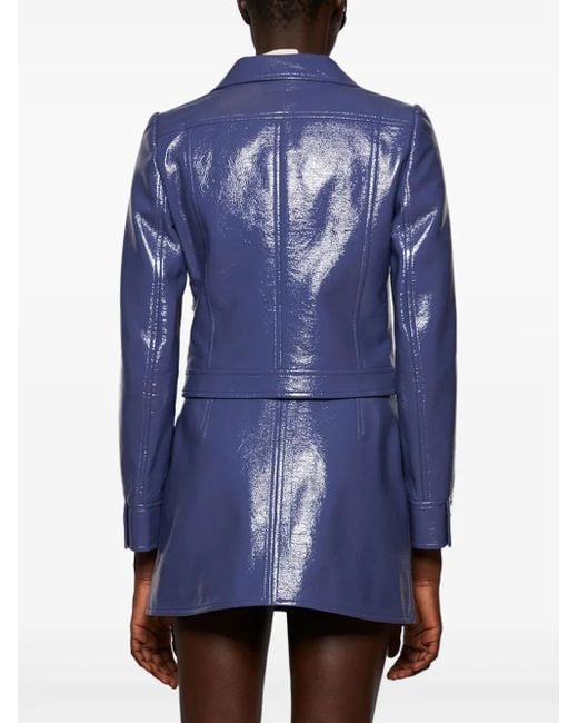 Chaqueta Reedition Vinyl Courreges de color Blue
