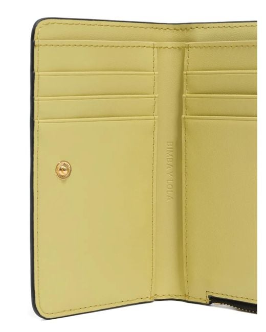 Bimba Y Lola Black Portemonnaie mit Kroko-Effekt