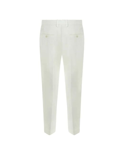GTA IL PANTALONE White Button Trousers for men