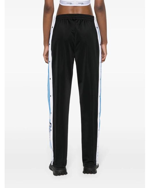 Adidas Black Adibreak Straight-Leg Track Trousers