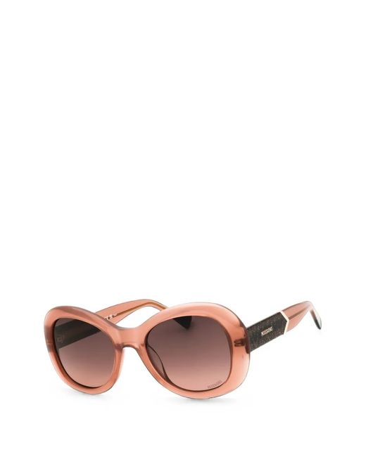 Missoni Pink Oversized Round-Frame Sunglasses