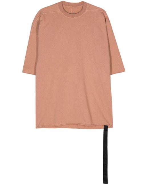 Rick Owens Pink Tommy T Organic Cotton T-shirt for men