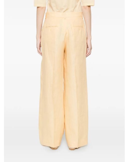 Weekend by Maxmara White Pleated Trousers