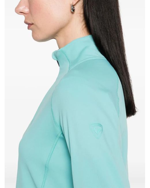Rossignol Blue Zip-Up Sweatshirt