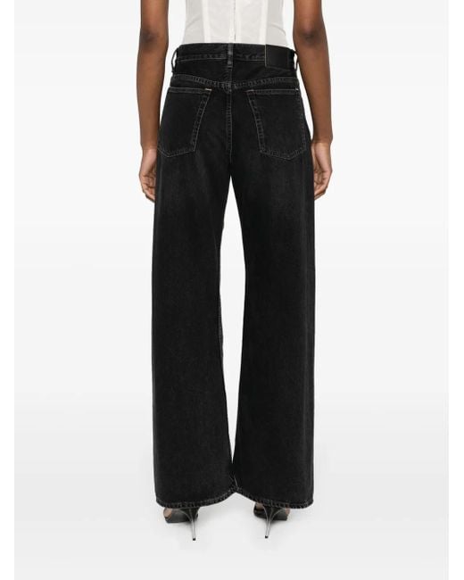 Acne Black Denim Cotton Jeans