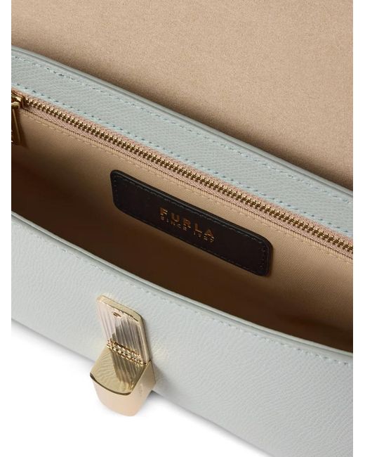 Furla Gray Iride Crossbody Bag