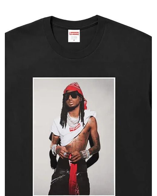 Supreme Playboi Carti T-Shirt in Black for Men | Lyst