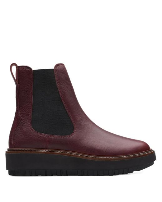 Clarks Brown Orianna W Up