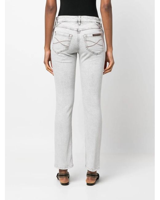Brunello Cucinelli White Skinny Fit Denim Jeans