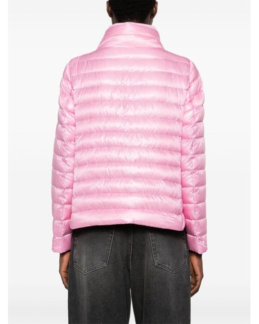 High-shine puffer jacket di Herno in Pink