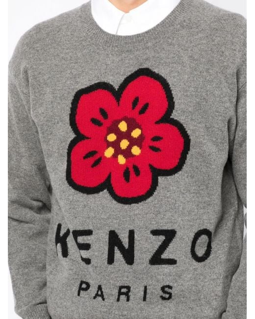 KENZO Gray Sweaters Grey for men