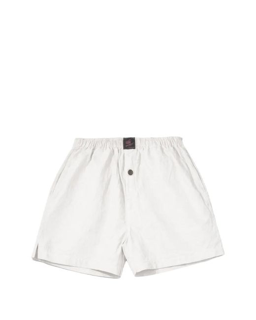 Willy Chavarria White Textured Elasticated Shorts