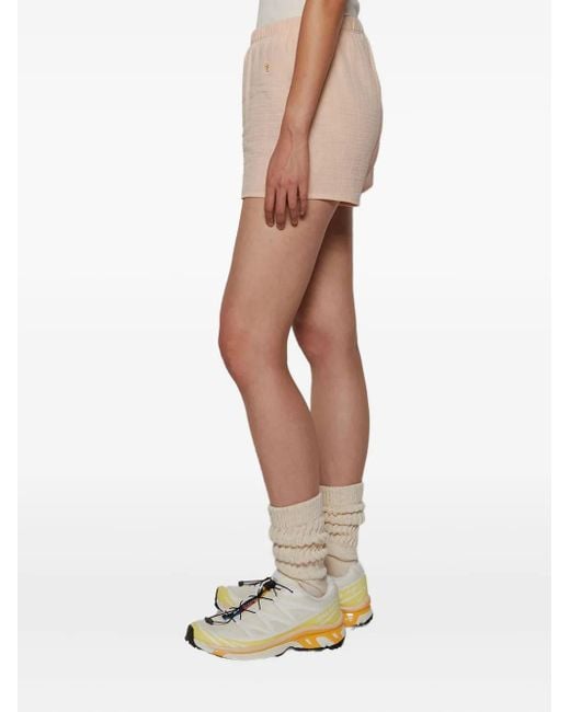 ÉTERNE Natural Jude cotton shorts