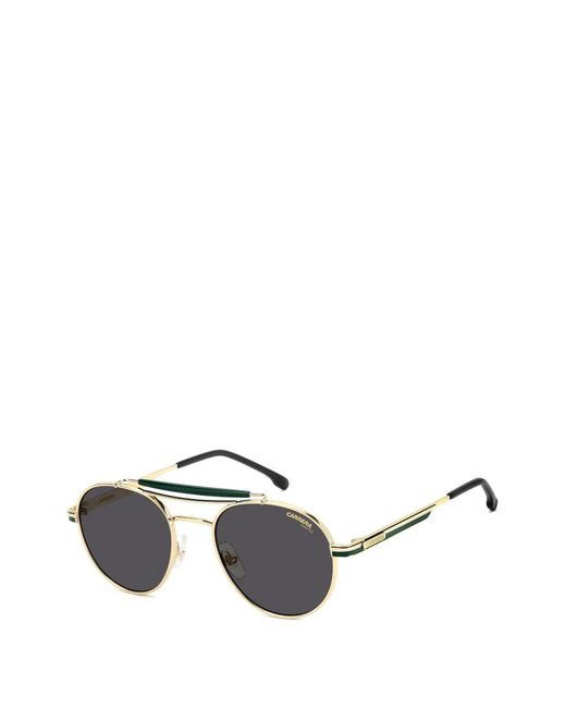 Carrera Metallic Pilot-Frame Double-Bridge Sunglasses for men
